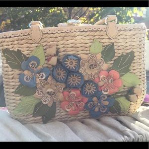1 Brighton Straw tote 9’Length x 13.5’ Width